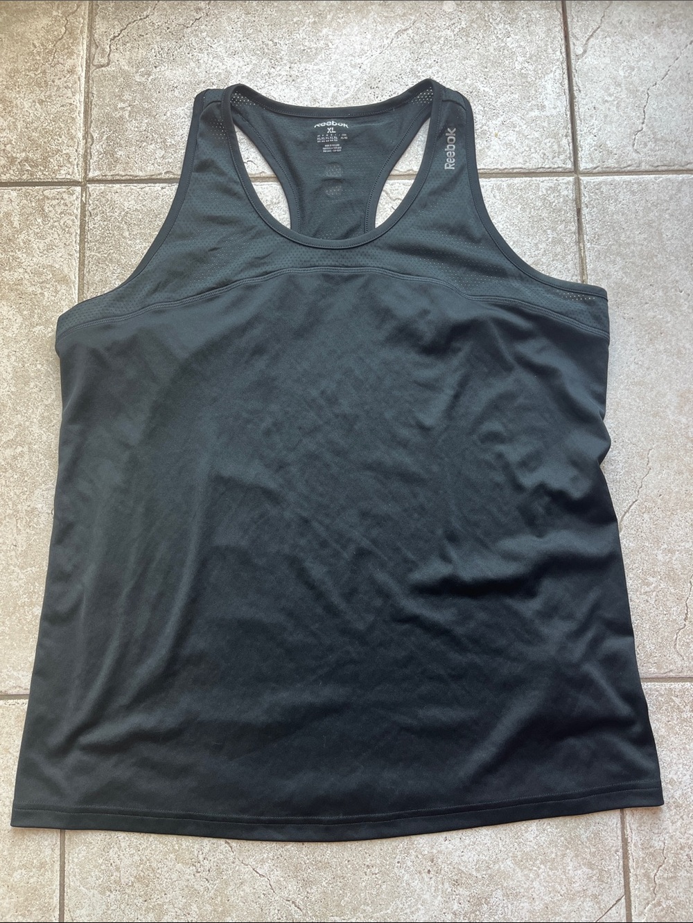Reebok Black Racerback Performance Tank